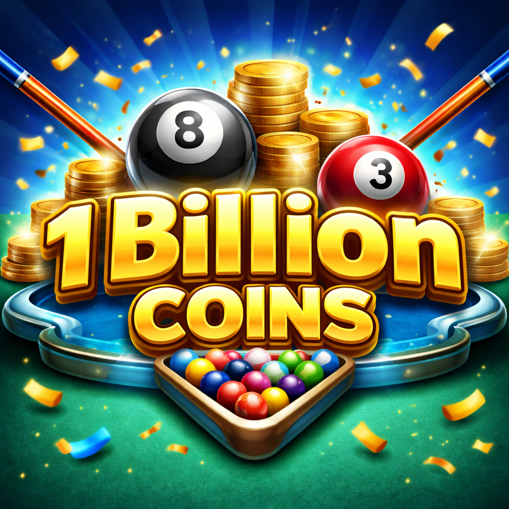 1 Billions Coins Acc | Cage Match Cue Maxed 🌟| Pure Mini Log In | All tables open till Berlin | ANDROID/ IOS / PC
